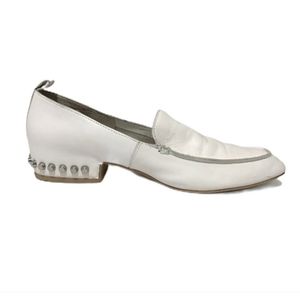 Jeffery Campbell White  Barnett Loafer